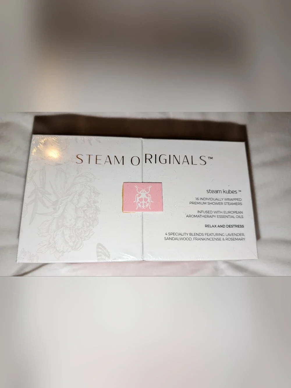 Steam Originals Shower Steam Kubes 16 Cubes Relax And Destress Sealed Package